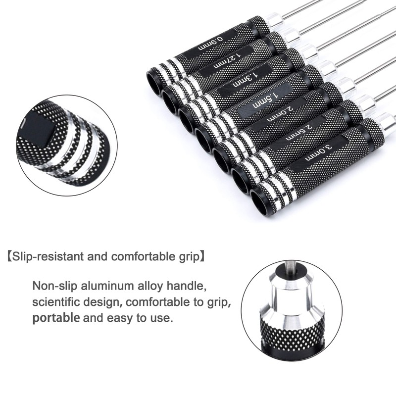 YoungRC RC Screwdriver Tools Kit 7pcs Hex Screw Driver Set