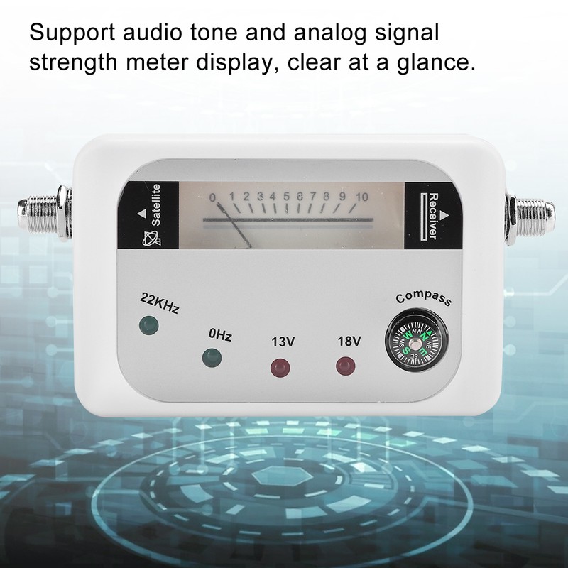 950~2150MHz Digital Satellite Finder Signal Strength Meter with LED Indicator