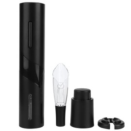 3PCS/Set Electric Wine Bottle Opener Set with Bottle Pourer Press Type Wine Stopper Kitchen Tool