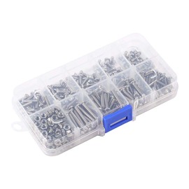 Cross Hole Screw Nut. Phillips Screw Set M3. Ball Screw Nut . Stainless Steel .340 Pcs
