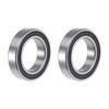 sourcing map 6804-2RS Deep Groove Ball Bearing 20x32x7mm Double Sealed