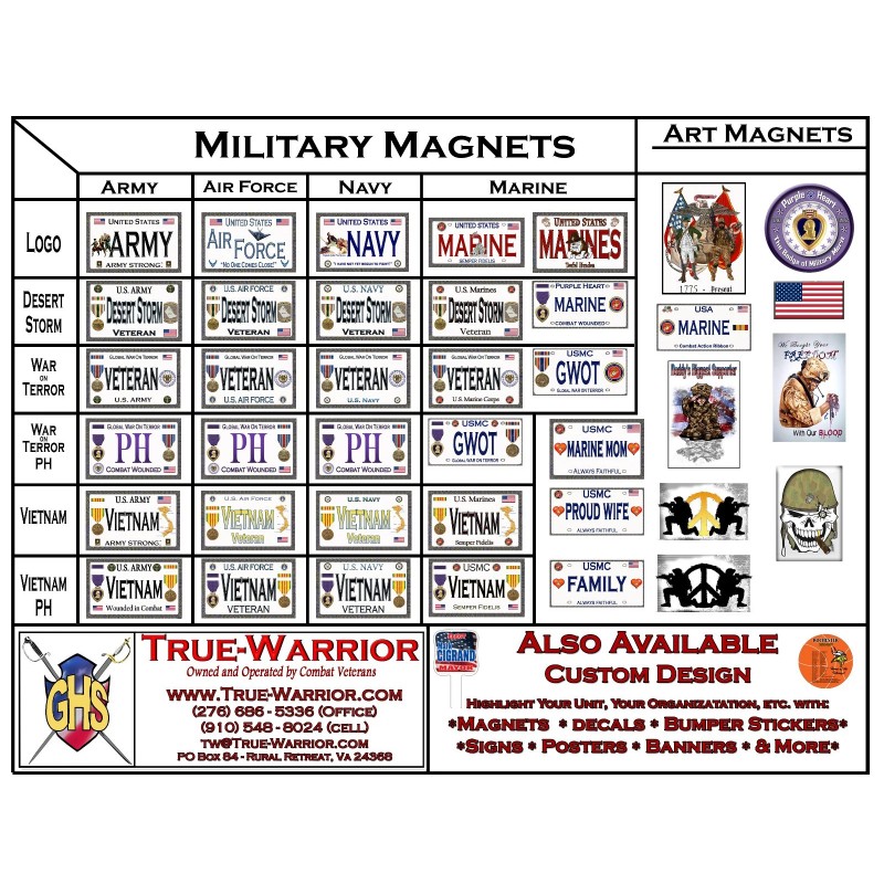 Air Force - Vietnam - Tough, Durable Magnetic Sign -