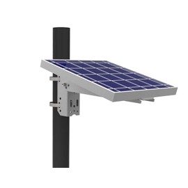 Lowenergie Solar PV Panel Pole mounting Adjustable Size lamp Post Side Utility Post Mount (Small. Max Panel Height on Bracket 300mm)