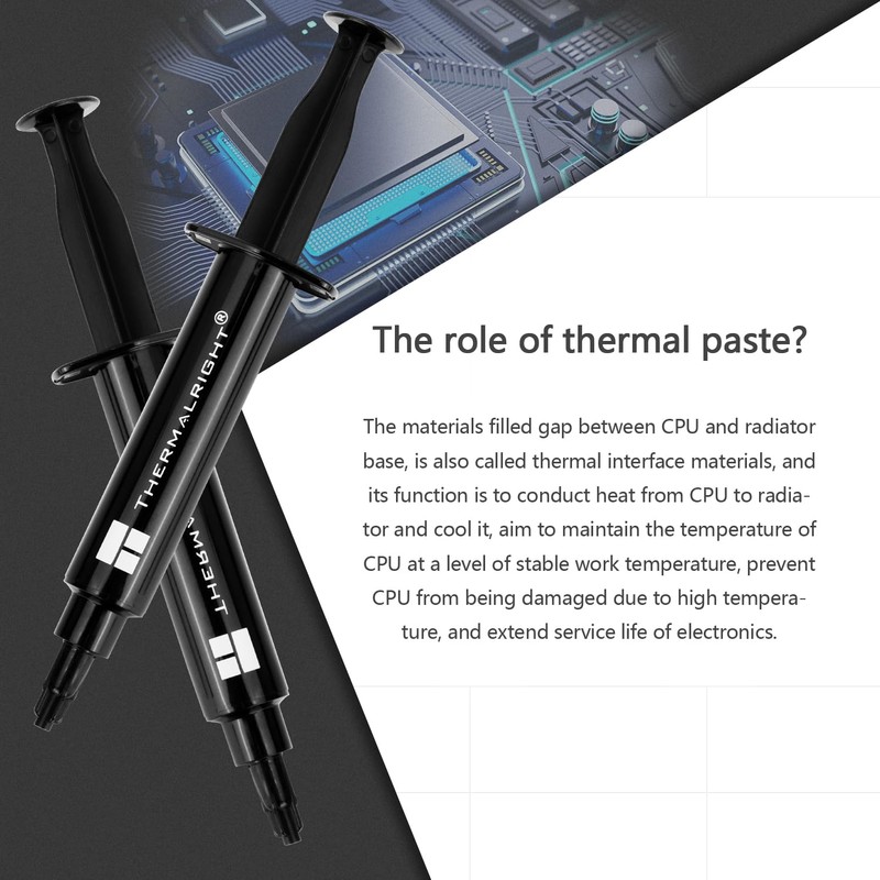 Thermalright TF7 8g Thermal Paste Compound for CPU/GPU/All Coolers,Thermal Conductivity