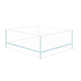 HIRO Aquatics Nano Tall Rimless Aquarium Low Iron Frameless Fish Tank, Extra Clear with Floating Air Style, for Aquariums or Terrariums