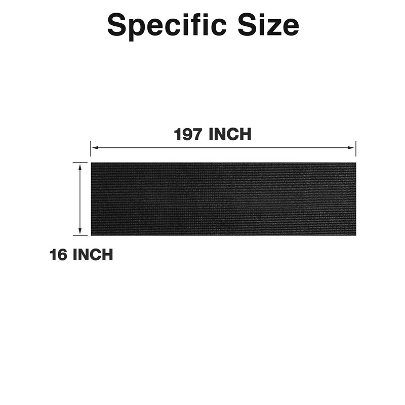 Black Shelf Drawer Liners for Toolbox: 5 MM Thick Non-Slip