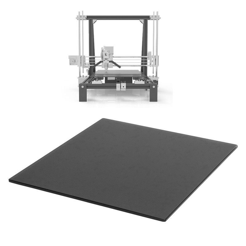 3D Printer Glass Platform 229x257x4mm Microporous Coating Tempered Glass Build