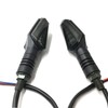 VRWEARE Universal 4Pcs Motorcycle Turn Signals Double Color Led Yellow