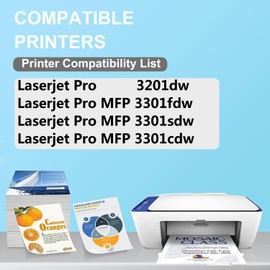 218A Toner Cartridges Set : 4 Pack High Yield 3201dw 3301fdw Replacement for HP W2180A W2180X W2181A W2182A Ink for Color Laserjet Pro 3201dw；MFP 3301fdw，3301sdw， 3301cdw (NO CHIP, 4,900 Pages)