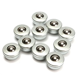 MASUNN 10pcs 8mm Diameter Ball Metal Transfer Bearing Unit Conveyor Roller CY-8H Ball Bearing