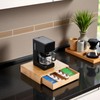 Peohud Bamboo Coffee Pod Drawer, Espresso Coffee Capsule Holder with