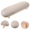 VICASKY Manicure Hand Rest Pillow Lightweight Wooden Nail Arm Cushion