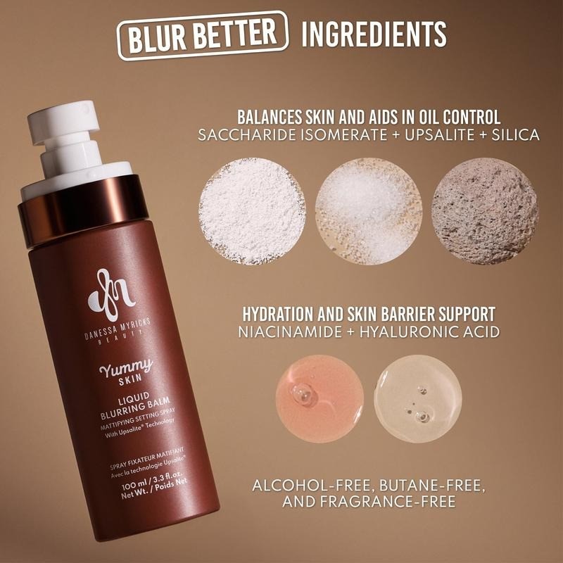 Yummy Skin Liquid Blurring Balm – Pore-Refining Setting Spray-100ML
