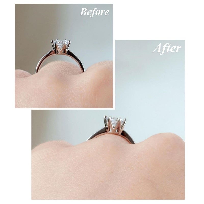 12PCS Invisible Tightener Ring Size Reducer Resizing Adjuster Pad Tools