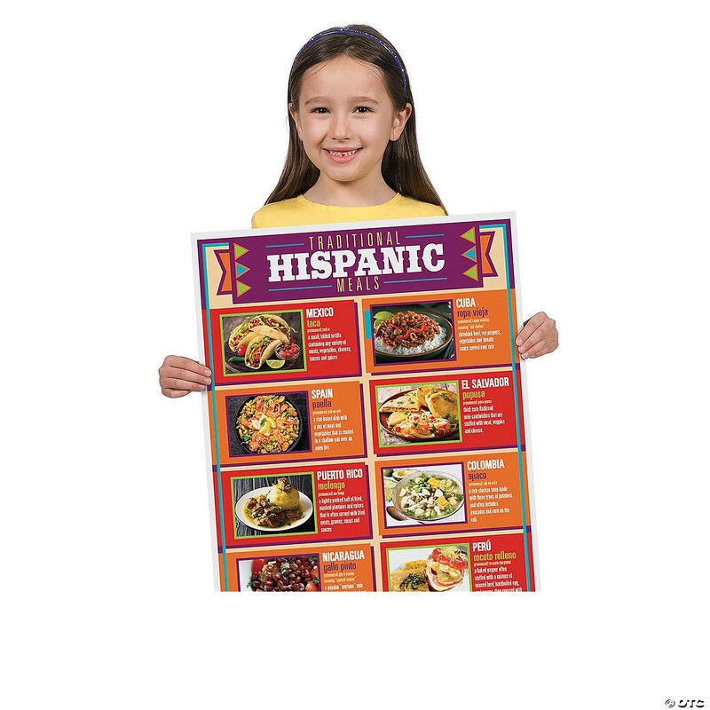 Fun Express Hispanic Heritage Posters - Classroom Educational Decor -