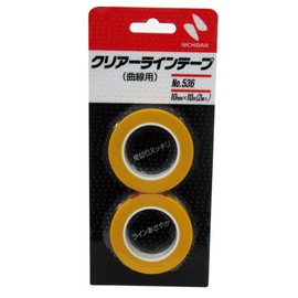 Nichiban Clear Line Tape (For Curves) Width 0.4 inches (10 mm) x Length 32.8 ft (10 m) No.536