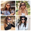 YoinWonr Trendy sunglasses for women men, UV Protection polarized lenses,lightweight