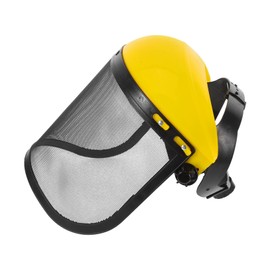 FUNOMOCYA Lawnmower Mask Face Mask Safety Mask Grass Cutting Mask Woodworking Mask Protective Accessories Mask for Woodworking Work Safety Equipment Woodworking Dust Mask Yellow Iron