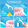 Hilo Dental Mango Palillos Limpieza Dientes Sabor Flossers Bucal Aliento