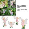 4Pcs Flower Fairies Figurines Statue Garden Home Ornament Resin Model