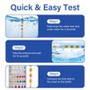 100 Pcs Hot Tub PH Test Strips,3 in 1 Water