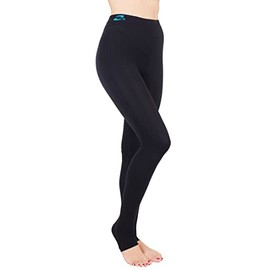 Lipedema Lymphedema, POTS support high compression leggins (K2=25-30 mmHg) - (Black, Ms)