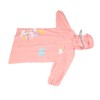Kids Rain Ponchos with School Bag Cover Reusable Snap Button