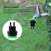 Pilarmuture 5Pcs Drip Irrigation Hose Connector,2 Ways Splitter Farm Drip