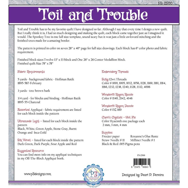 P3 Designs Toil and Trouble Pattern, None