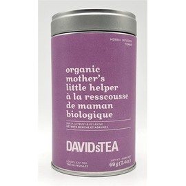 DAVIDsTEA Organic Mother's Little Helper Herbal Tea, caffeine-free, iconic tin