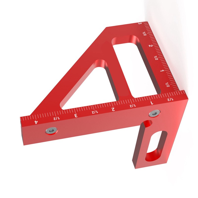 Multi Angle Measuring Triangle Ruler 45 90 Degree Angle Gauge