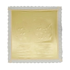 Women's Church Lap Scarf with Lace Trim, 26 Inch Silk Feel Cover,Handkerchief for Skirts Church Office (yellow)