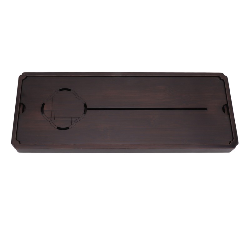 Chinese Water Storage Drainage Tea Tray Bamboo Simple Decorative Robust
