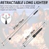 Electric Arc Lighter - Rechargeable Plasma Lighter with 11.4"-27.55" Adjustable