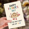 HEJOYN Fathers Day Card, Lovely Taco Father's Day Card for