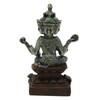 Aquarium Buddha Statue Decoration Resin Aquascaping Fish Tank Meditating Buddha