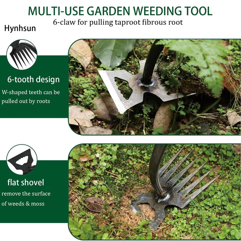 Weed Puller Tool,Crack Weeder Tool, Stainless Steel Crevice Weeding Digger