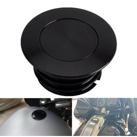 FVMOTO CNC Pop-up Flush Mount Vented Low-Profile Gas Oil Tank Fuel Cap Compatible with Harley Softail M8 FXBB FXBR FXBRS FXST FXBBS 2018-2024, Touring Street Glide Road Glide FLHXS FLTRXS 2022-2024