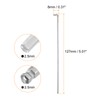 sourcing map Hex Key Wrench 2.5mm S2 Steel L-Shape Hexagon