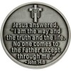 Follow Me Easter Coins Jesus & Cross Silver (Pkg of