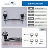 HEIGHTEN 4.7 inches/4.3 inches Reel Handle, Thickness 0.16 inches, 1.5K