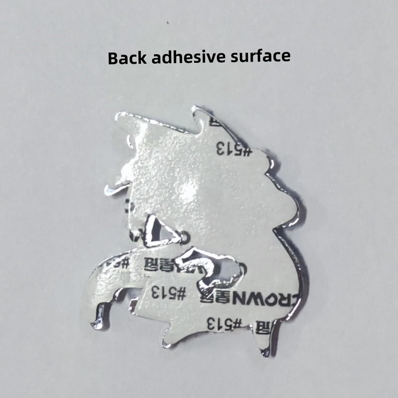 3D Car Stickers And Decals Motorcycle Metal Emblem, Dragon, Silver