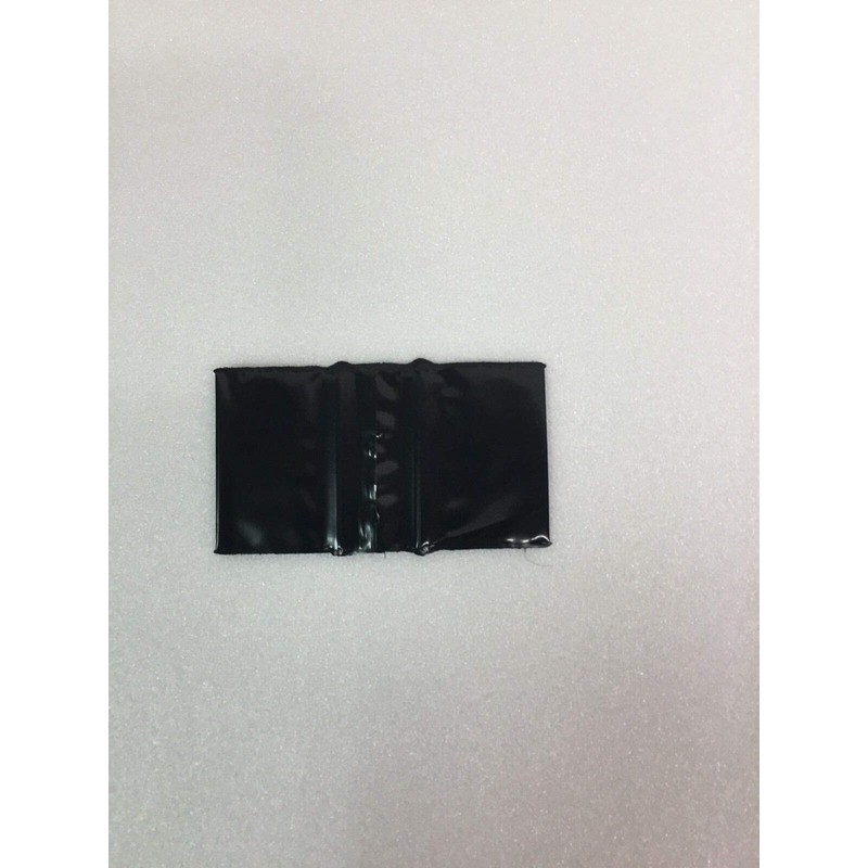 1510 (1.5"X1") Black Color Apple Brand Bags Mini ZipLock Baggies,