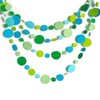 Blue and Green Circle Dot Garland Bubble Streamer Spring Party