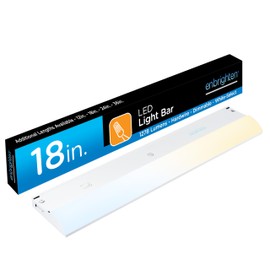 Enbrighten 18 inch Hardwired Under Cabinet Lights, 1275 Lumens, Five White Settings from (2700K-6500K), Full Range Dimmable, Under Counter Light, Linkable Under Counter Lights for Kitchen 82921-T1