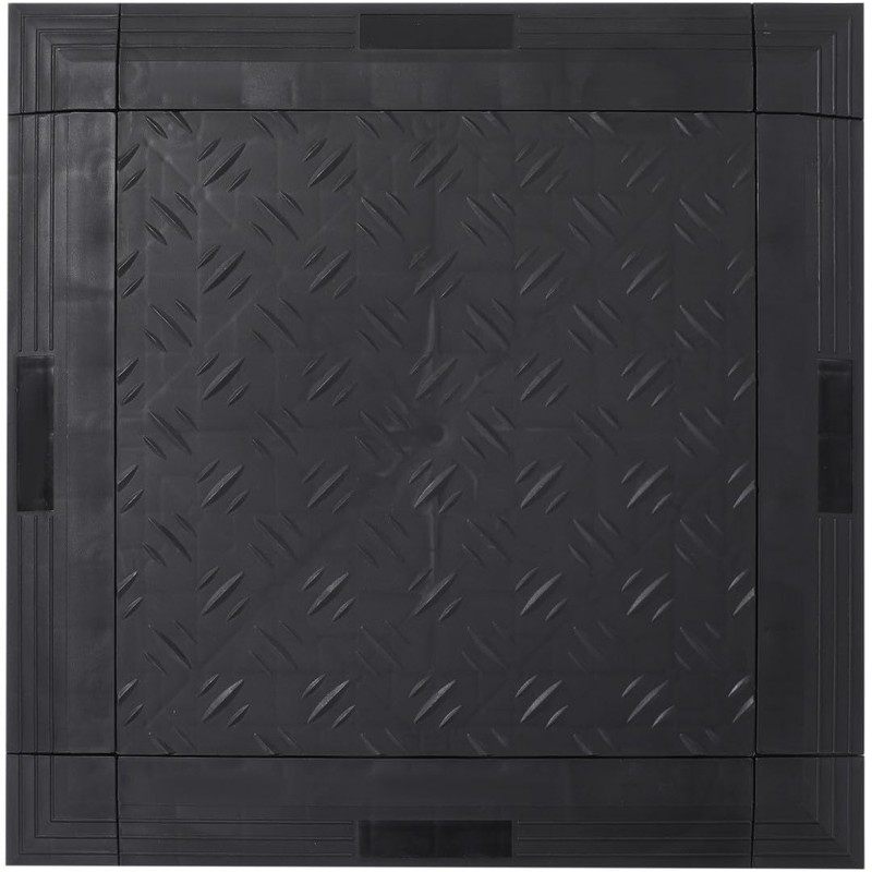 ISL Garage Tile Corner Parts, Black, Set of 4, Commercial
