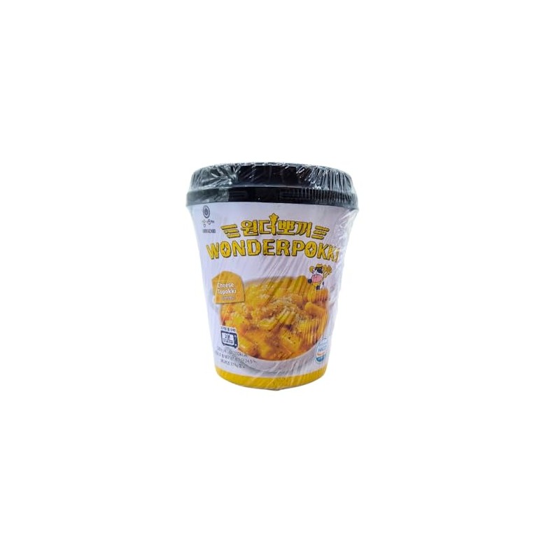 Wonderpokki Instant Cheese Topokki Cup 120g