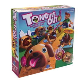 Tongues Out! The Squishy, Squeezy Preschool and Children Game - Educational Puppy Fidget Memory Color Matching Fun by Blue Orange Games - 2-4 Players for Ages 4+