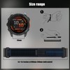 26mm Quickfit Nylon Watch Band Compatible with Garmin Fenix 8