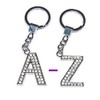 SKS Diamante Bling Crystal Alphabet Letter Key Ring Key Chain